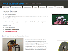 Tablet Screenshot of homemadegunplan.com